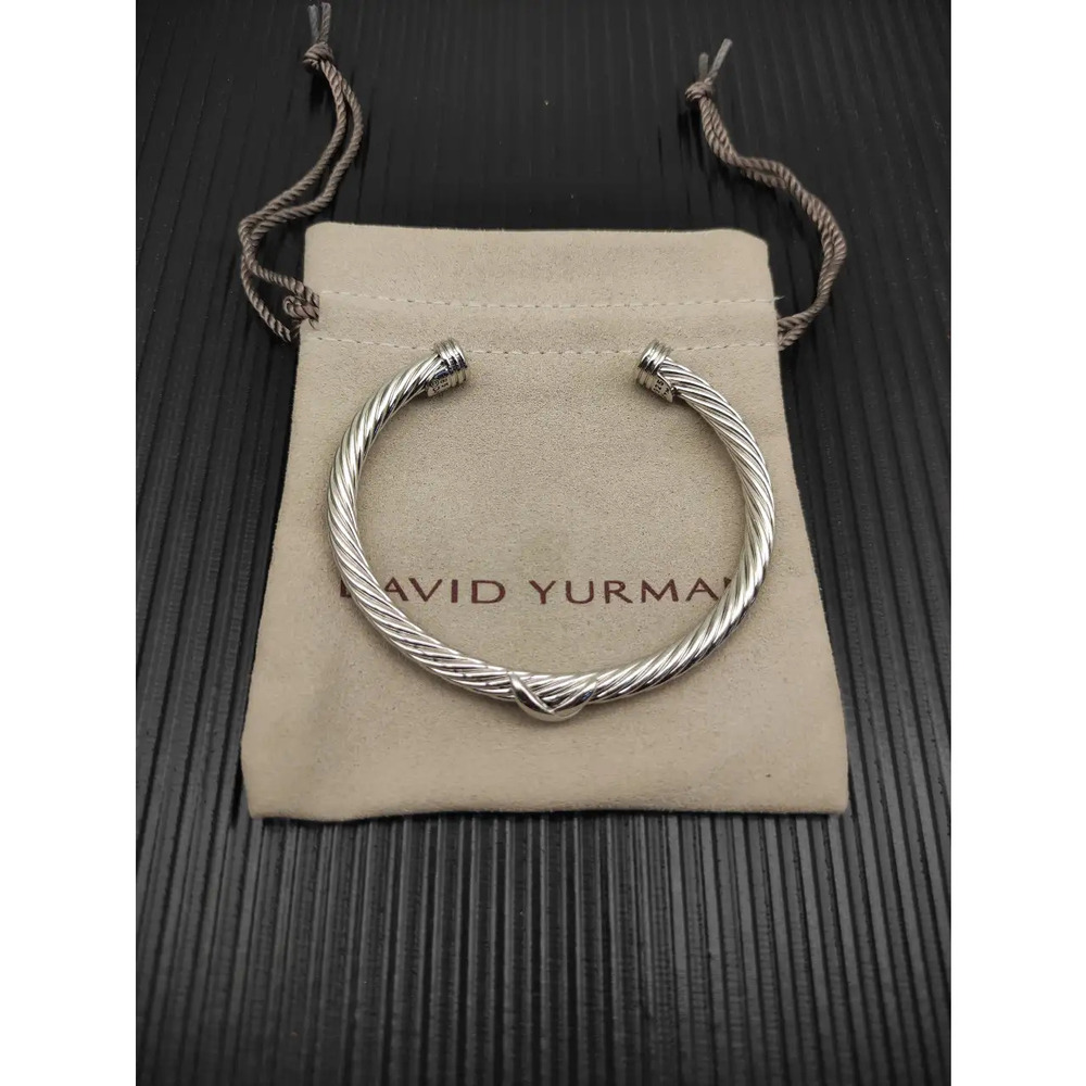 David Yurman Silver 5mm Single X Bracelet